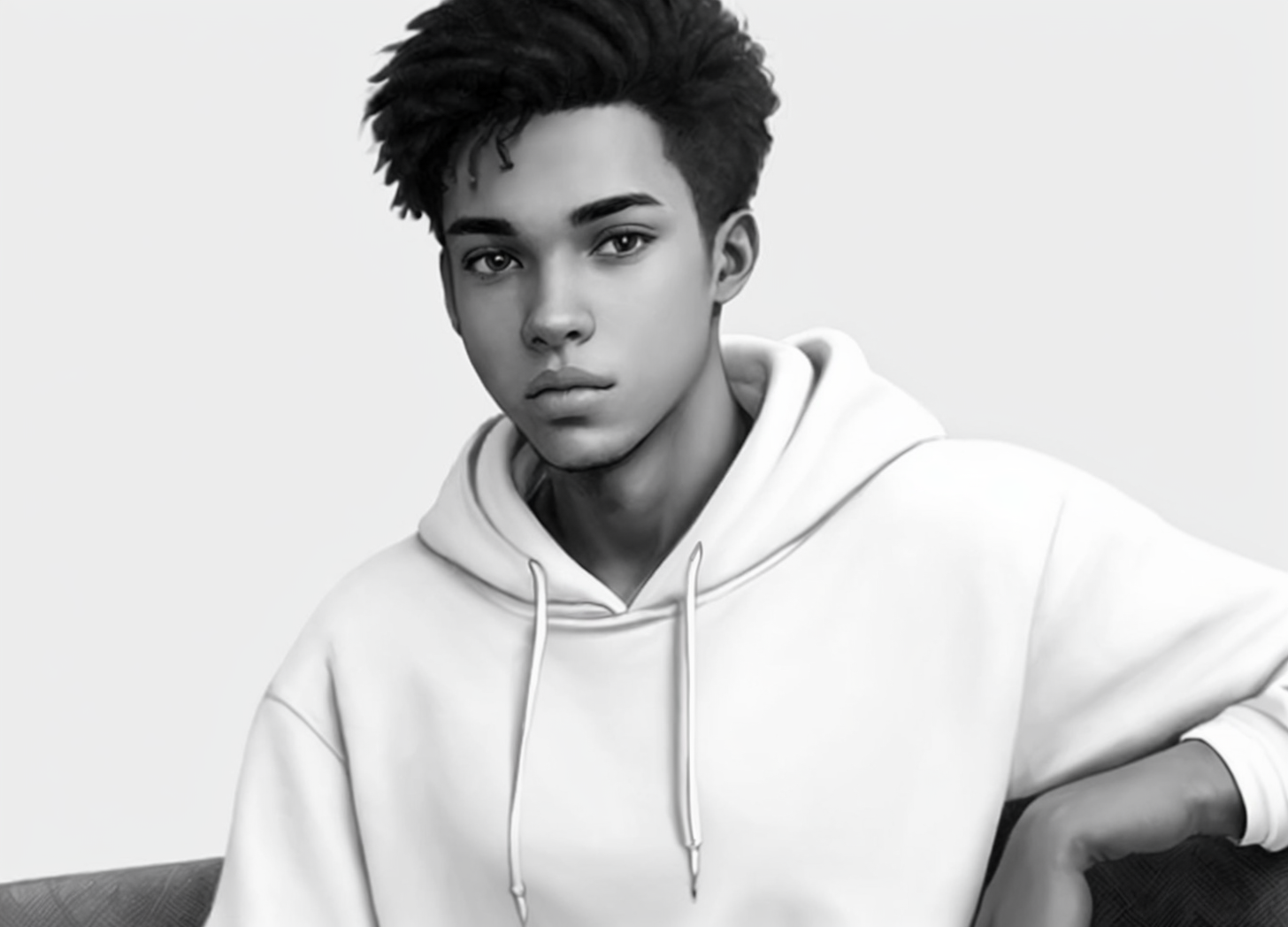 young man looking at viewer